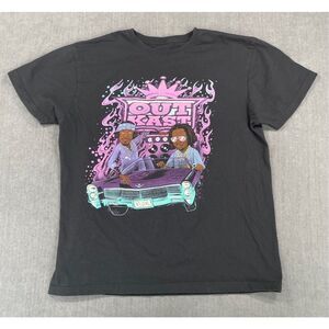 Y2K Hip Hop OutKast Graphic Band Tee‎ Men L Black Streetwear Music T Shirt